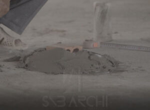 Tiến hành ghém nền trước khi cán nền