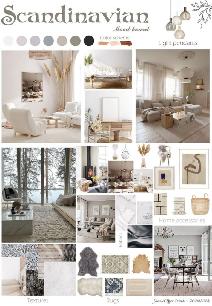 Có nguồn gốc từ Bắc Âu, phong cách nội thất Bắc Âu ( scandinavian) , đặc trưng bởi lối thiết kế cân bằng giữa tính thẩm mỹ và sự tiện dụng