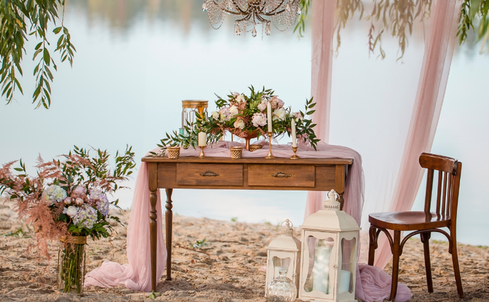 Phong cách thiết kế nội thất rustic wedding