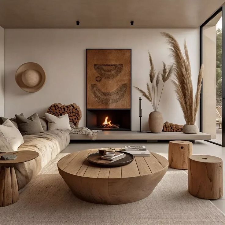 Gỗ thô và đá là vật liệu chính của phong cách thiết kế nội thất Rustic, hiện diện trong mọi ngóc ngách, tạo nên nét đẹp mộc mạc, gần gũi và tinh tế