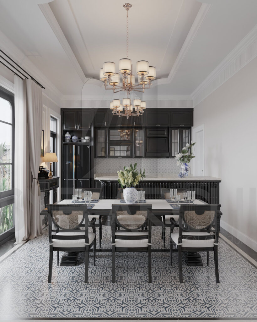 Đồ nội thất đẹp kết hợp với sự tinh xảo trong thiết kế phong cách Indochine