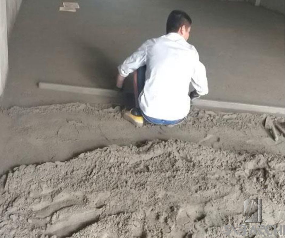 Chuẩn bị bề mặt sạch sẽ, trước khi ốp 