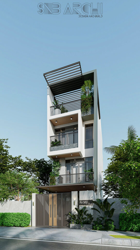 Giải pháp kiến tạo không gian xanh- mát cho nhà phố hiện đại 