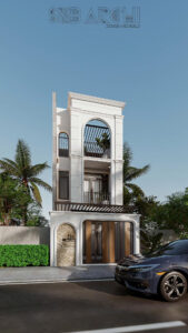 Nhà phố 1 trệt 2 lầu hiện đại- sang trọng, tiện nghi