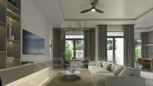 Mẫu thiết kế nội thất hiện đại sở hữu không gian mở kết nối không gian kết nối các thành viên trong gia đình