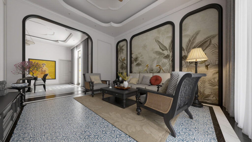 Sở hữu không gian vô cùng tinh tế, nổi bật của phong cách Indochine