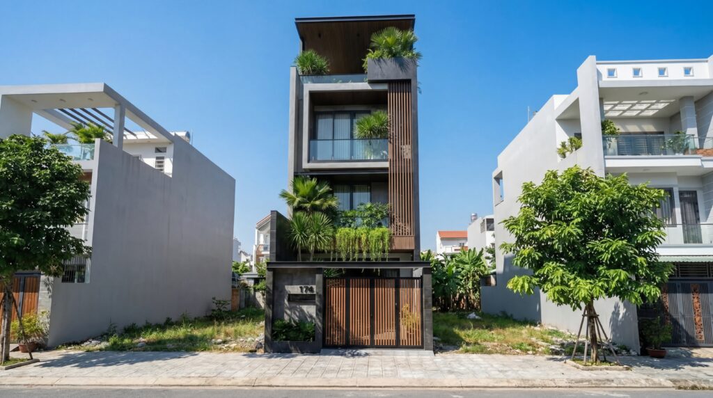 Mẫu Nhà Phố 3 Tầng Hiện Đại: Sự Giao Thoa Đẳng Cấp Giữa Kiến Trúc Xanh Và Nội Thất Luxury