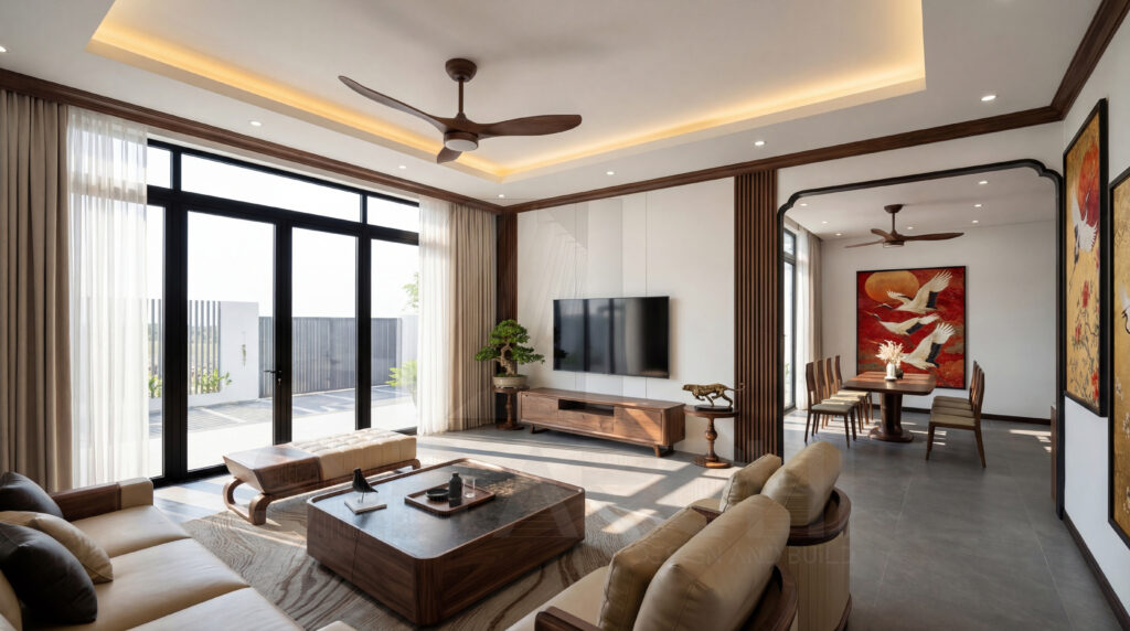 Không gian nội thất hiện đại nơi sự tiện nghi và cảm xúc cùng tồn tại