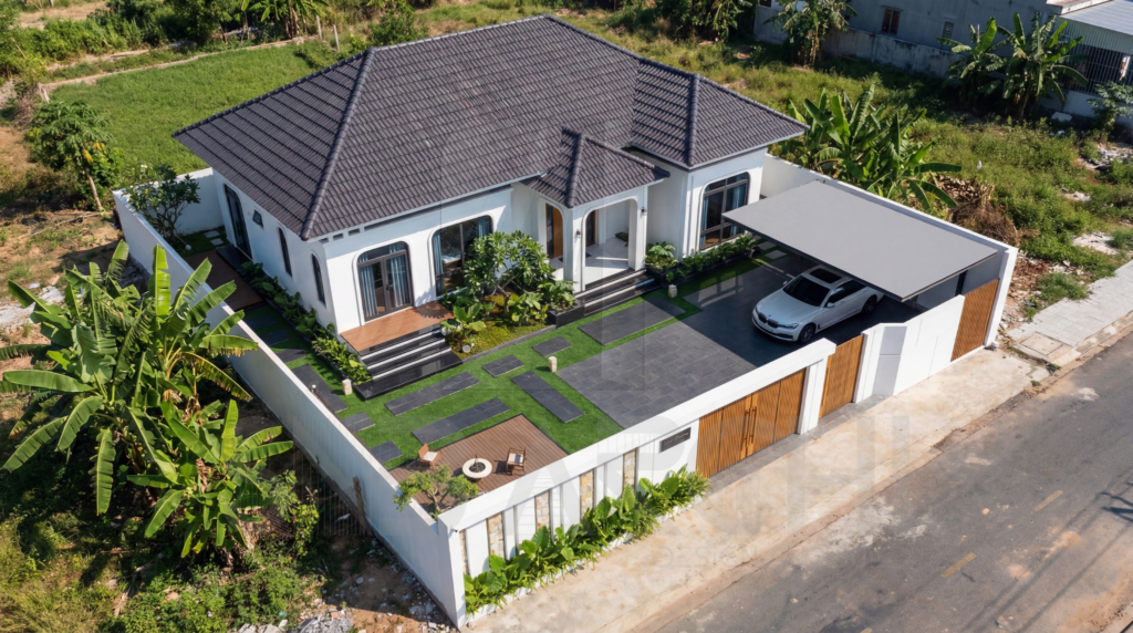 Mẫu Thiết Kế Biệt Thự Vườn 1 Tầng Đẹp Hiện Đại, Không Gian Sống Lý Tưởng